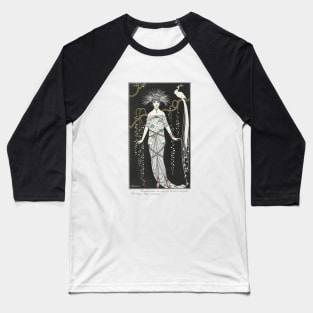 Costumes Parisiens Grande Fashion Illustration by George Barbier Baseball T-Shirt